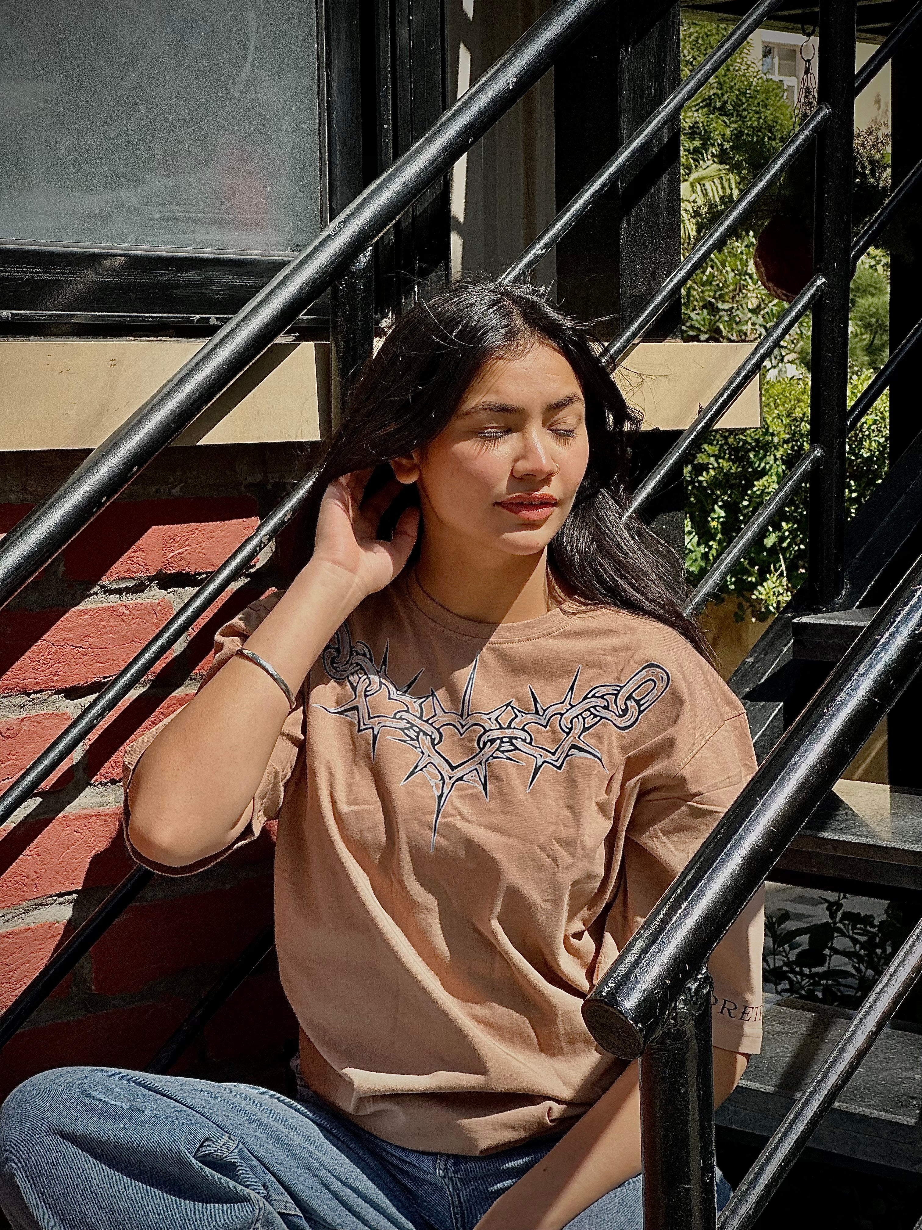 Barbed Edge Oversized Tee